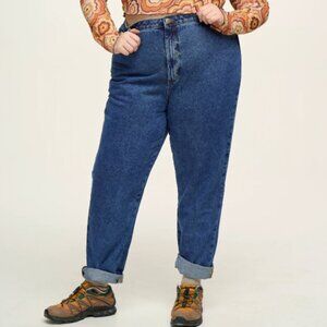 NWOT Dark Wash Dana Mom Jeans